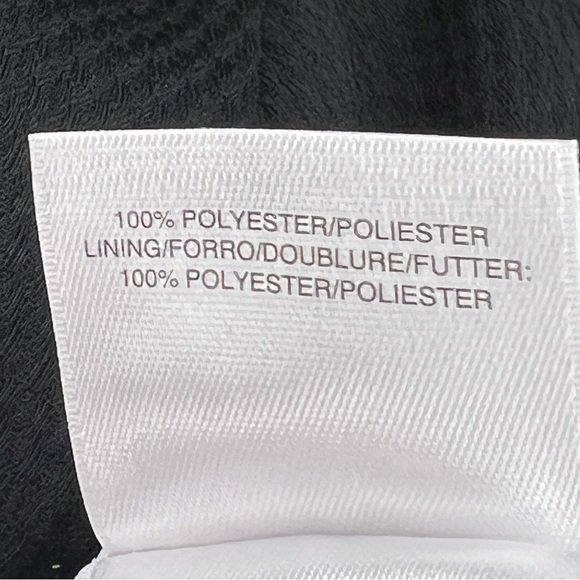 SIZE 2 ANNE KLEIN BLACK RED WHITE STRIPED DRESS EVENT PARTY STRIPES COLORBLOCK - Picture 9 of 9